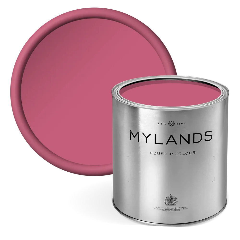 Dark Pink Paint Matt Emulsion (Mylands FTT-006 Shocking Pink 2.5 Litres )