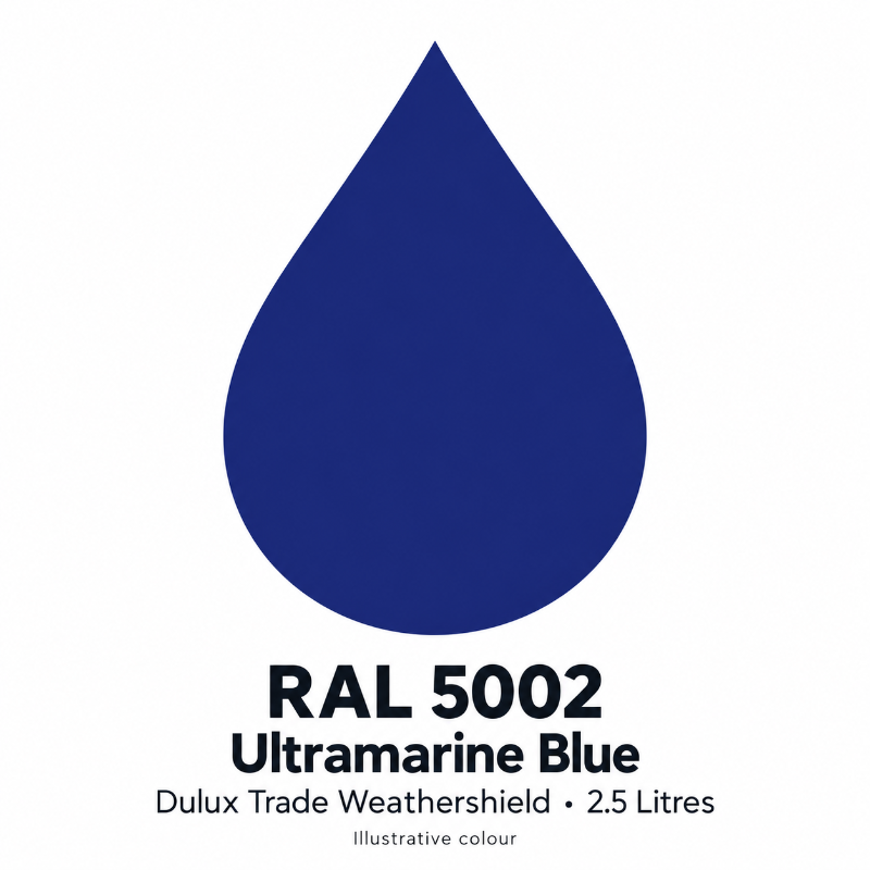 Dulux Trade Weathershield RAL5002 (2.5 Litres)