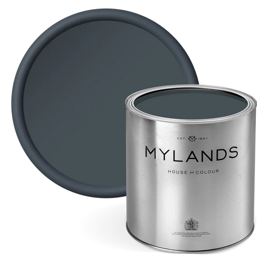Dark Blue Paint Matt Emulsion (Mylands Upcycled-Bond Street 219)