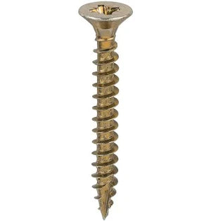 Dekton Single Thread Pozi Countersunk Wood Screws 4.0 x 40mm 70pack