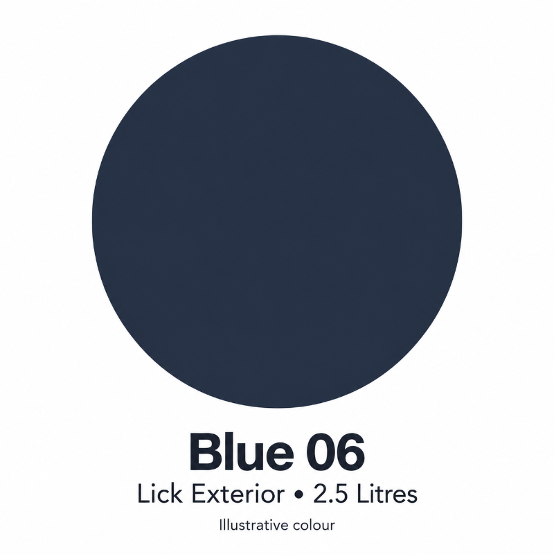 Blue 06 Exterior Lick (2.5 Litres)