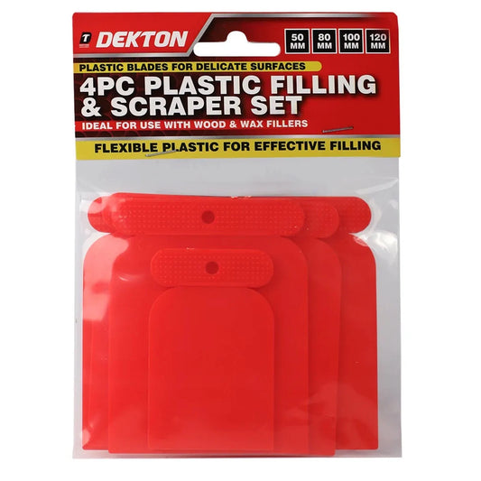 Plastic Filing & Scraper Set 4pc
