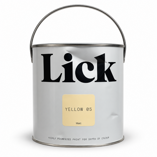 Yellow 05 Matt Emulsion Lick (2.5 Litres)